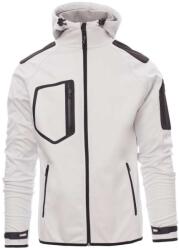 PAYPER EXTREME 000446-0102 / Jachetă softshell bărbătească cu glugă - alb/negru XXXL (0004460102000113XL)