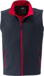 Daiber JN 1128 / Vestă softshell bărbătească - gri fier/roșu S (021128r0501)