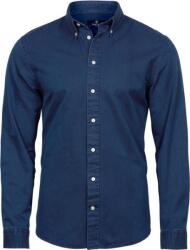 TEE JAYS TJ4002 / Cămașă bărbătească cu mânecă lungă din denim twill - albastru indigo XXL (18400211405)