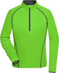 Daiber JN 497 / Tricou funcțional cu mânecă lungă pentru femei - verde aprins/negru S (020497r0001)