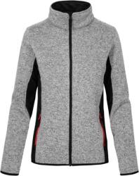 PROMODORO 7705 / Jachetă de lucru tricotată din fleece pentru femei - gri melanj XL (40770561004)