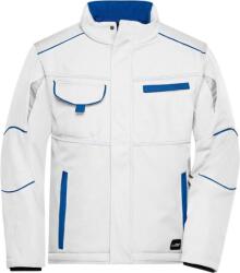 Daiber JN 853 / Jachetă softshell de iarnă pentru lucru - alb/roșu regal XXL (02085390105)