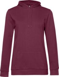 B&C be inspired B&C #HOODIE WOMEN / Hanorac cu glugă pentru femei - vișiniu XS (01W04W05400)
