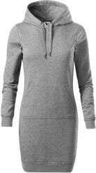 MALFINI, a. s MALFINI SNAP 419 / Rochie cu glugă pentru femei - gri închis melanj S (4191213)