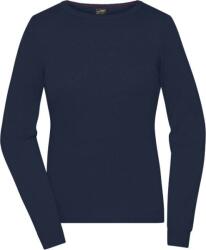 Daiber JN 1313 / Pulover cu guler rotund pentru femei - bleumarin XXL (02131300305)