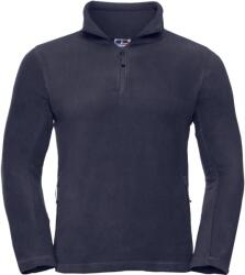 Russell Athletic 874M / Hanorac bărbătesc din fleece cu fermoar 3/4 - bleumarin francez XXL (10874M29005)