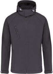 Kariban Vintage K413 / Jachetă softshell bărbătească cu glugă - titan L (20K41349303)