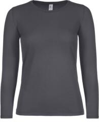 B&C be inspired B&C E150 LSL / Tricou cu mânecă lungă pentru femei - gri închis XL (01006T67004)