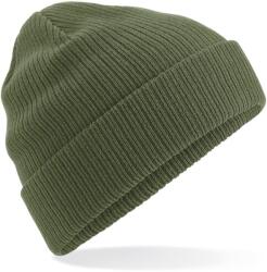 Beechfield B 50N / Căciulă tricotată din bumbac organic - verde măsliniu Universal (530050e1499)
