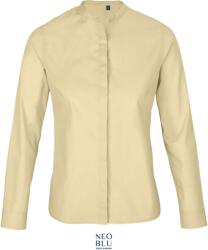 Neoblu 3787 BART WOMEN / Cămașă poplin cu mânecă lungă pentru femei - bej XXXL (24378712513)