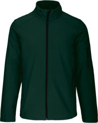 Kariban Vintage K401 / Jachetă softshell bărbătească - verde sticlă S (20K40154001)