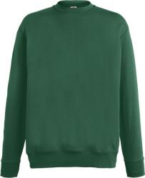 Fruit of the Loom LIGHTWEIGHT SET-IN SWEAT / Hanorac bărbătesc - verde sticlă M (16215654002)