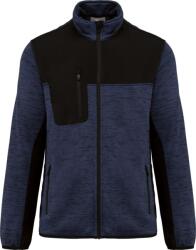 Wk Designed To Work WK CONCEPUTĂ PENTRU WORK WK 9108 / Jachetă de lucru tricotată din fleece pentru bărbați - bleumarin/negru XXXL (209108amx13)