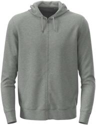 Stedman Hanorac cu fermoar STEDMAN CLASSIC ZIP HOODIE ST4500 / Hanorac cu fermoar unisex - gri cu accente L (ST4500GYHL)