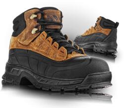 VM Footwear VM FOOTWEAR BALTIMORE 4980-S3 / Pantofi de siguranță din piele integrală pentru gleznă S3 - maro 43 (4980-S3-43)