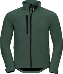 Russell Athletic 140M / Jachetă softshell bărbătească cu 3 straturi - verde sticlă, mărimea S (10140M54001)