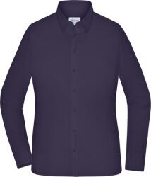 Daiber JN 1373 / Cămașă de damă din poplin mixt - violet închis S (021373abs01)