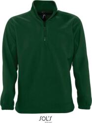 SOL´S NESS / Hanorac bărbătesc din fleece cu fermoar 1/2 - verde brad M (255600a5702)
