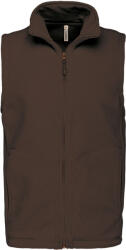 Kariban Vintage LUCA K913 / Vestă din fleece pentru bărbați - ciocolatiu S (20K91314001)