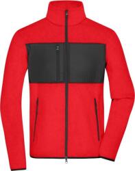 Daiber JN 1312 / Jachetă din fleece pentru bărbați - roșu/negru XXL (02131287605)