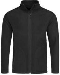 Stedman Geacă clasică din fleece STEDMAN ST5030 / Geacă din fleece pentru bărbați - neagră 3XL (ST5030BLO3XL)