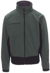 PAYPER STORM 000215-0053 / Jachetă softshell cu glugă în guler - verde/negru S (000215005307018S)