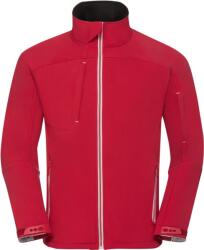 Russell Athletic 410M / Jachetă softshell Bionic cu 3 straturi pentru bărbați - roșu clasic XL (10410M24804)