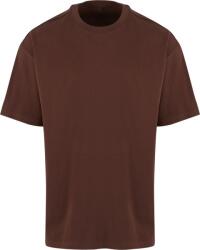 New Morning Studio NEW MORNING STUDIOS NM 003 / Tricou unisex supradimensionat din bumbac gros - maro ciocolatiu S (570003h6701)