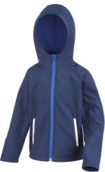Result R 224JY / Jachetă softshell cu 3 straturi și glugă pentru copii - bleumarin/roșu regal 146-152 (30224J86004)