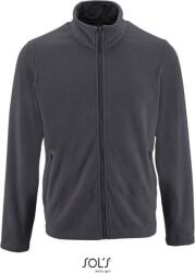SOL´S NORMAN / Jachetă din fleece pentru bărbați - gri cărbune XXXL (25209323813)
