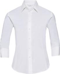 Russell Athletic 946F / Bluză elastică pentru femei cu mâneci 3/4 - alb M (11946F00102)