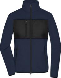 Daiber JN 1311 / Jachetă din fleece pentru femei - bleumarin/negru L (02131136103)