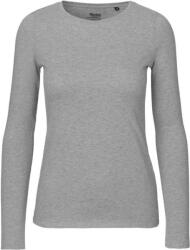 Neutral O 81050 / Tricou cu mânecă lungă pentru femei - gri sport, mărimea S (77815062001)