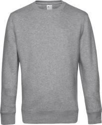 B&C be inspired B&C KING CREW NECK / Hanorac bărbătesc - gri deschis melanj XS (01U01K61000)