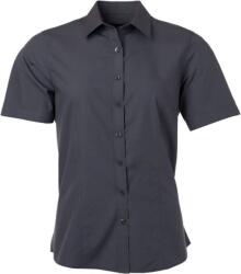 Daiber JN 679 / Cămașă cu mânecă scurtă din poplin pentru femei - carbon M (02067902502)