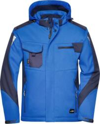 Daiber JN 824 / Jachetă softshell de iarnă pentru lucru - albastru-marin 5XL (02082488515)