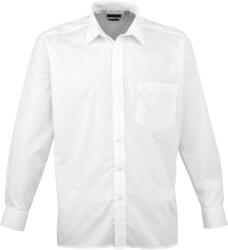 Premier PR 200 / Cămașă bărbătească cu mânecă lungă din poplin - alb 44, 5 (3902000010n)