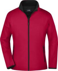 Daiber JN 1129 / Jachetă softshell promoțională cu 2 straturi pentru femei - roșu/negru XXL (02112987605)