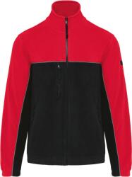 Wk Designed To Work WK CONCEPUTĂ PENTRU LUCRU WK 904 / Jachetă de lucru unisex din fleece - negru/roșu 5XL (20W90481415)