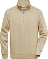 Daiber JN 831 / Hanorac de lucru bărbătesc cu fermoar 1/2 - gri închis 5XL (02083105215)