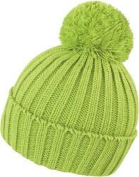 RESULT R 369X / Căciulă tricotată cu pompom - lime Universal (28369X12299)