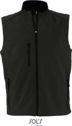 SOL´S RALLYE / Vestă softshell bărbătească cu 3 straturi - neagră XL (25660100204)