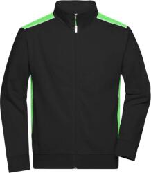 Daiber JN 870 / Hanorac de lucru bărbătesc - negru/verde lime 5XL (020870d8215)