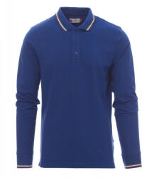 PAYPER AVIAZIONE 000059-0021 / Tricou polo unisex cu mânecă lungă - albastru regal 4XL (0000590021090084XL)