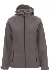 PAYPER GALE LADY 001045-0355 / Jachetă softshell pentru femei cu glugă - gri oțel S (001045035513008S)