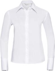 Russell Athletic 956F / Tricou cu mânecă lungă pentru femei, fără călcare - alb M (11956F00102)