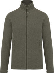 Kariban Vintage FALCO K911 / Hanorac bărbătesc din fleece - verde marmorat heather 4XL (20K911zk114)