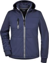 Daiber JN 1077 / Jachetă softshell cu 3 straturi pentru femei - bleumarin/bleumarin/alb S (021077j2101)