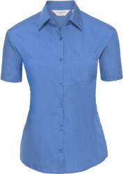 Russell Athletic 935F / Cămașă poplin cu mânecă scurtă pentru femei - albastru corporate S (11935F41501)