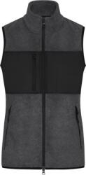 Daiber JN 1309 / Vestă din fleece pentru femei - melanj închis/negru S (021309i8501)